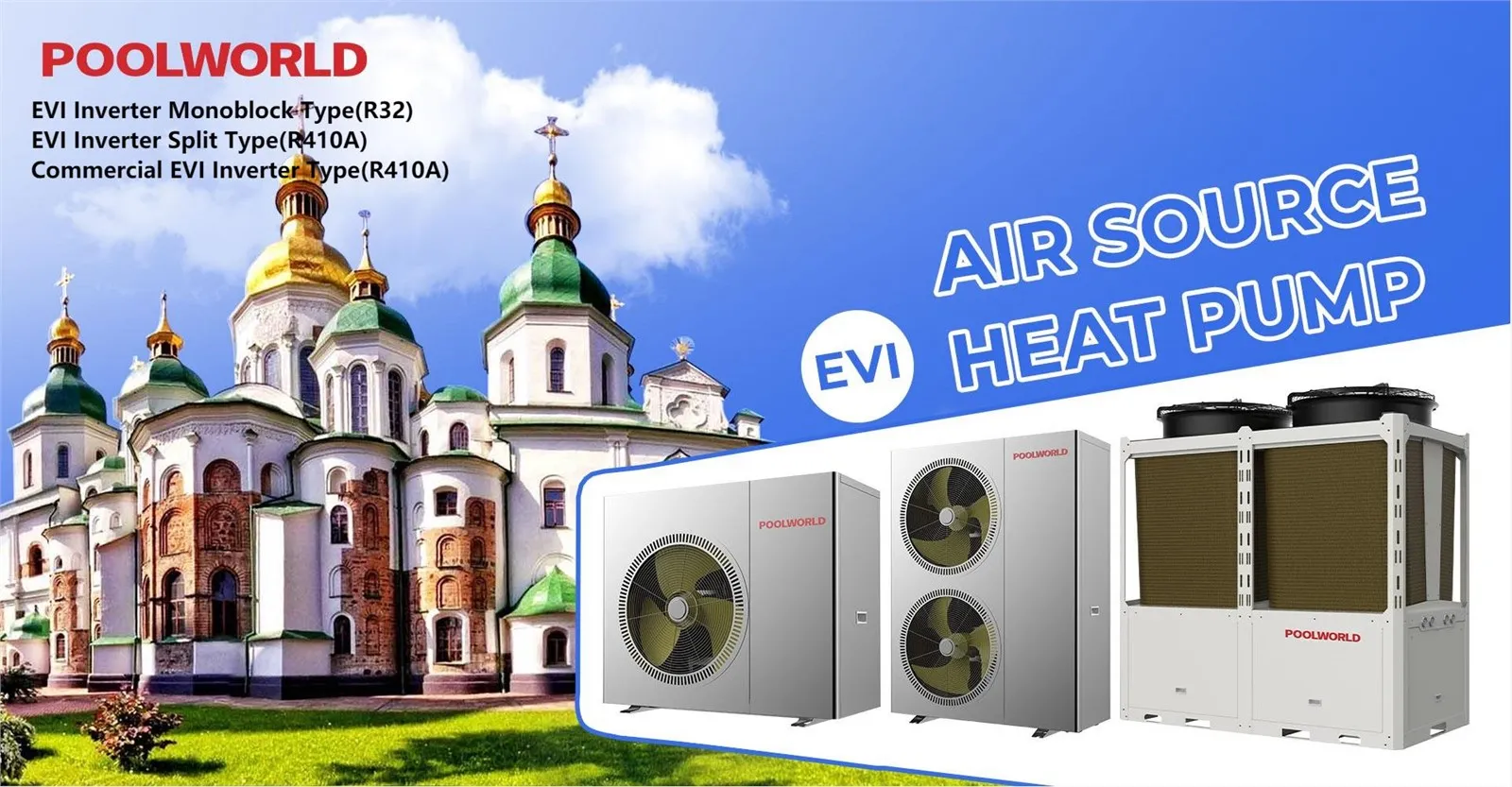 PoolWorld heat pump r32